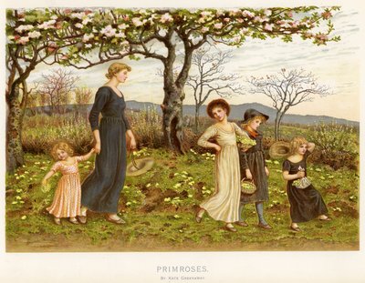Primroses by Kate Greenaway